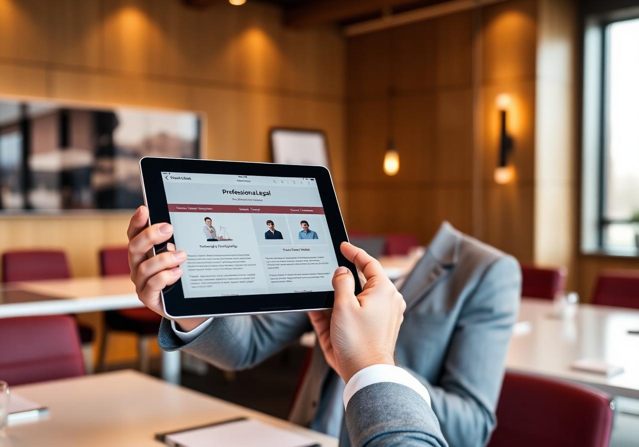 HR manager using Verdiqt on tablet